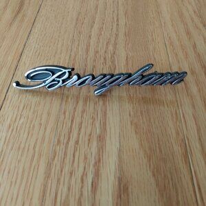 Vintage Ford Brougham Car Emblem